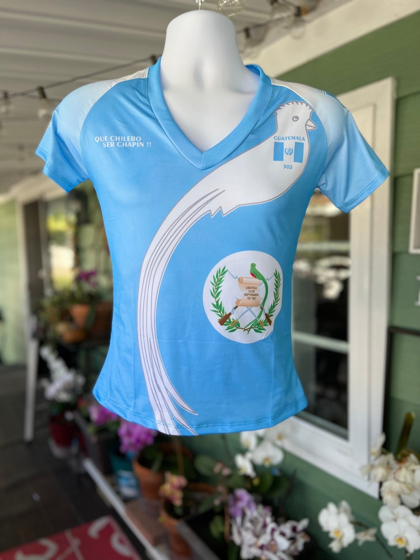 Blusa Guate, Celeste