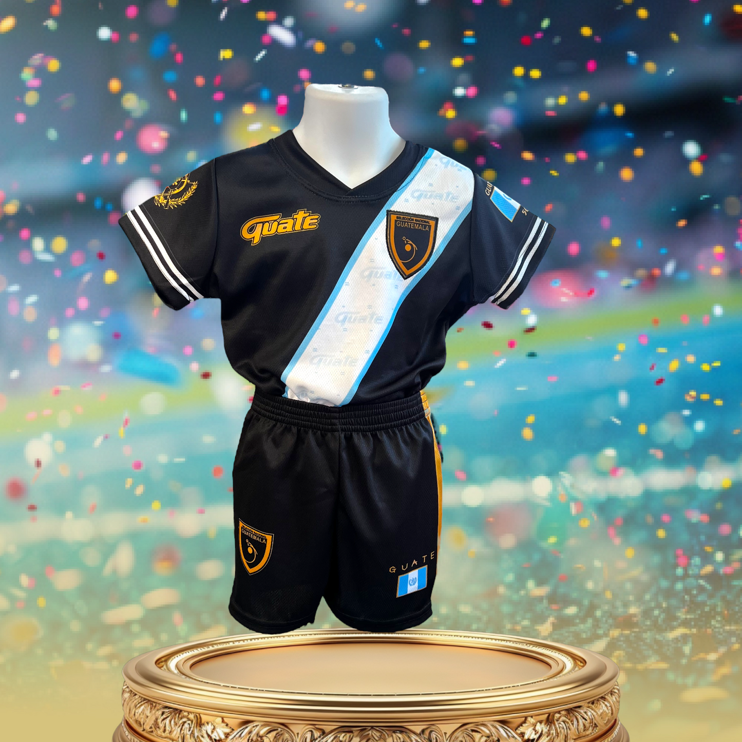 Set de ninos Guatemala,negro