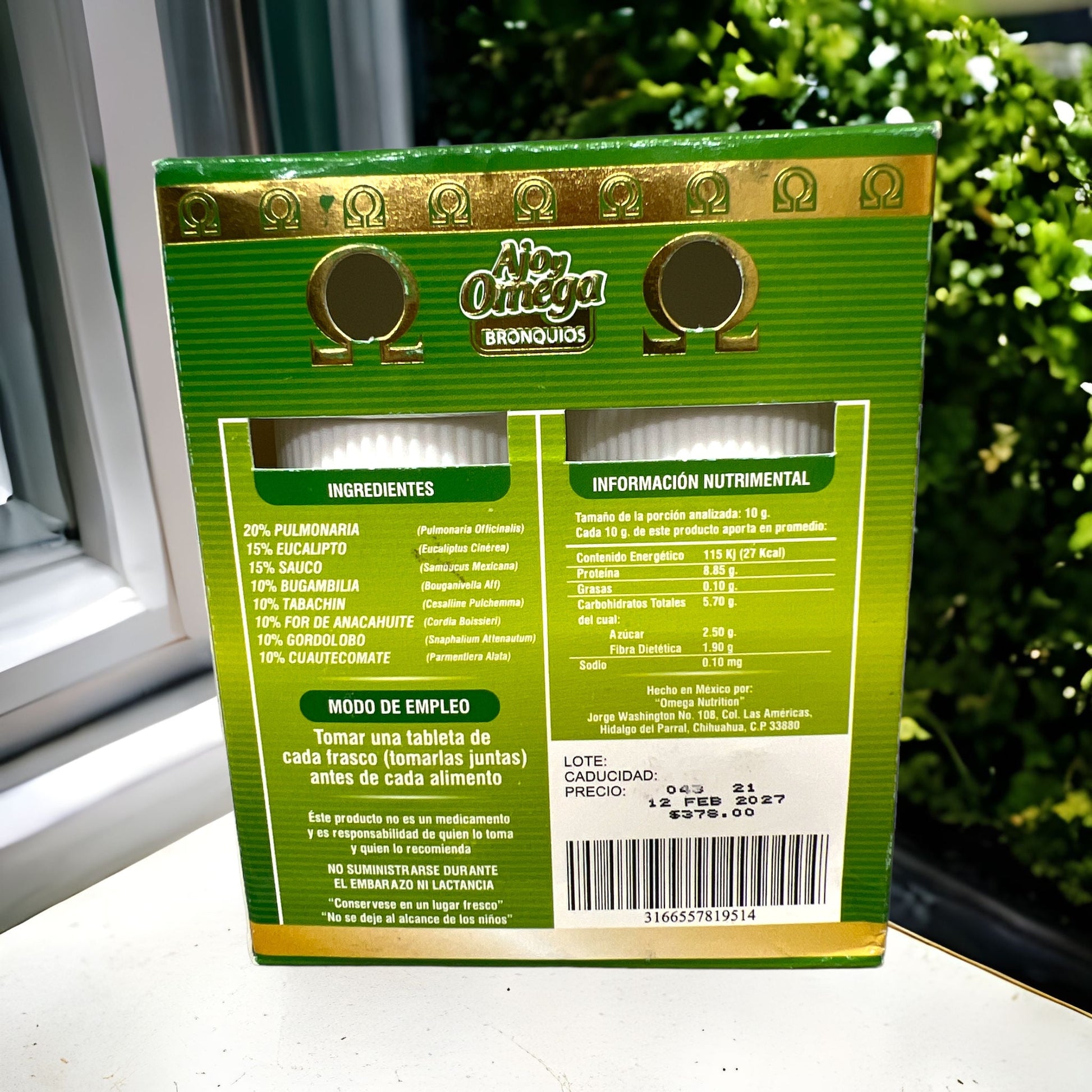 Ajo - y Omega - Bronquios - mitiendaamore