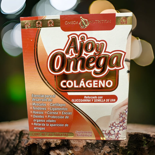 Ajo y - Omega - Colágeno - mitiendaamore