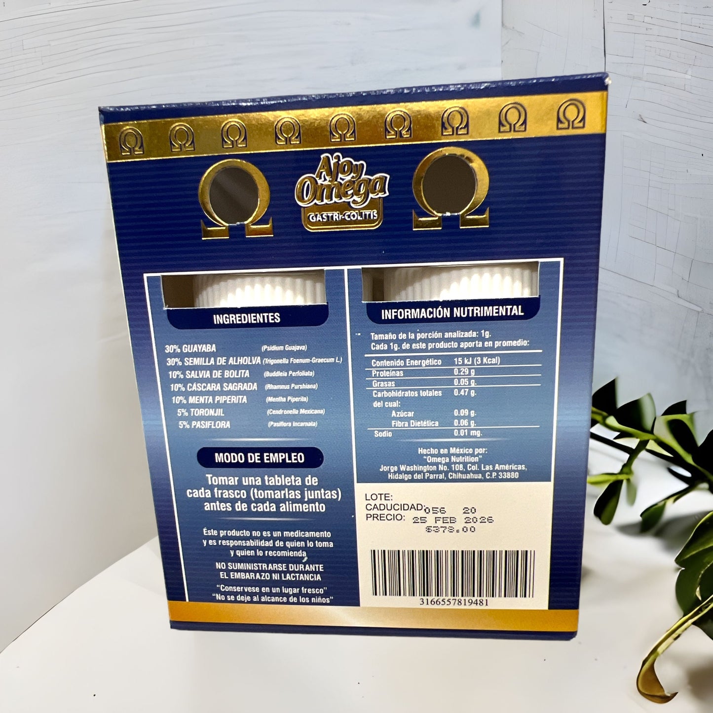 Ajo y - Omega - Gastri - colitis - mitiendaamore