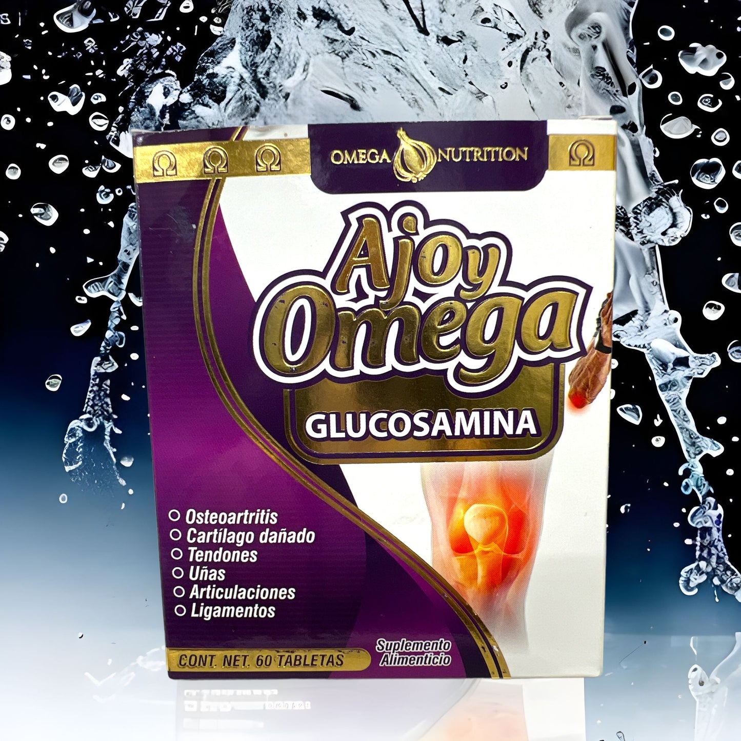 Ajo y - Omega - Glucosamina - mitiendaamore
