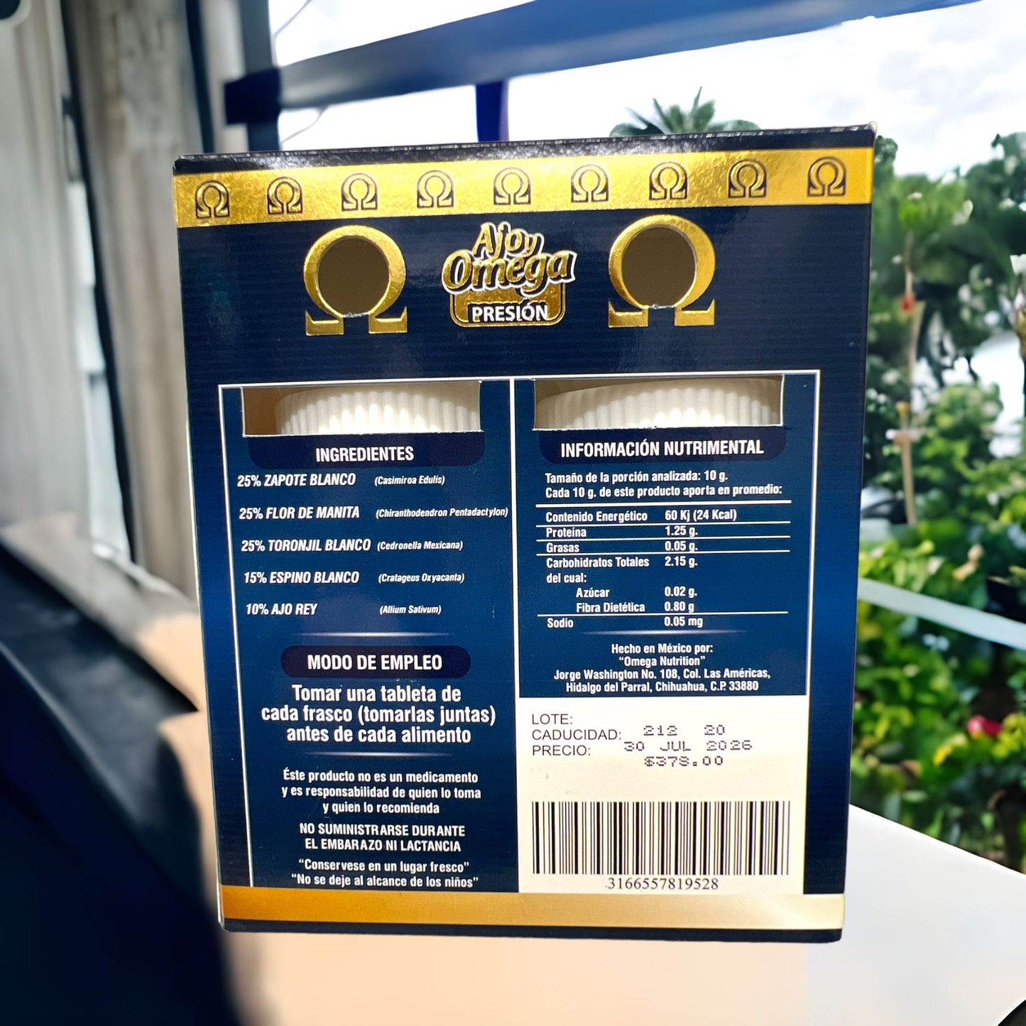 Ajo y - Omega - Presión - mitiendaamore