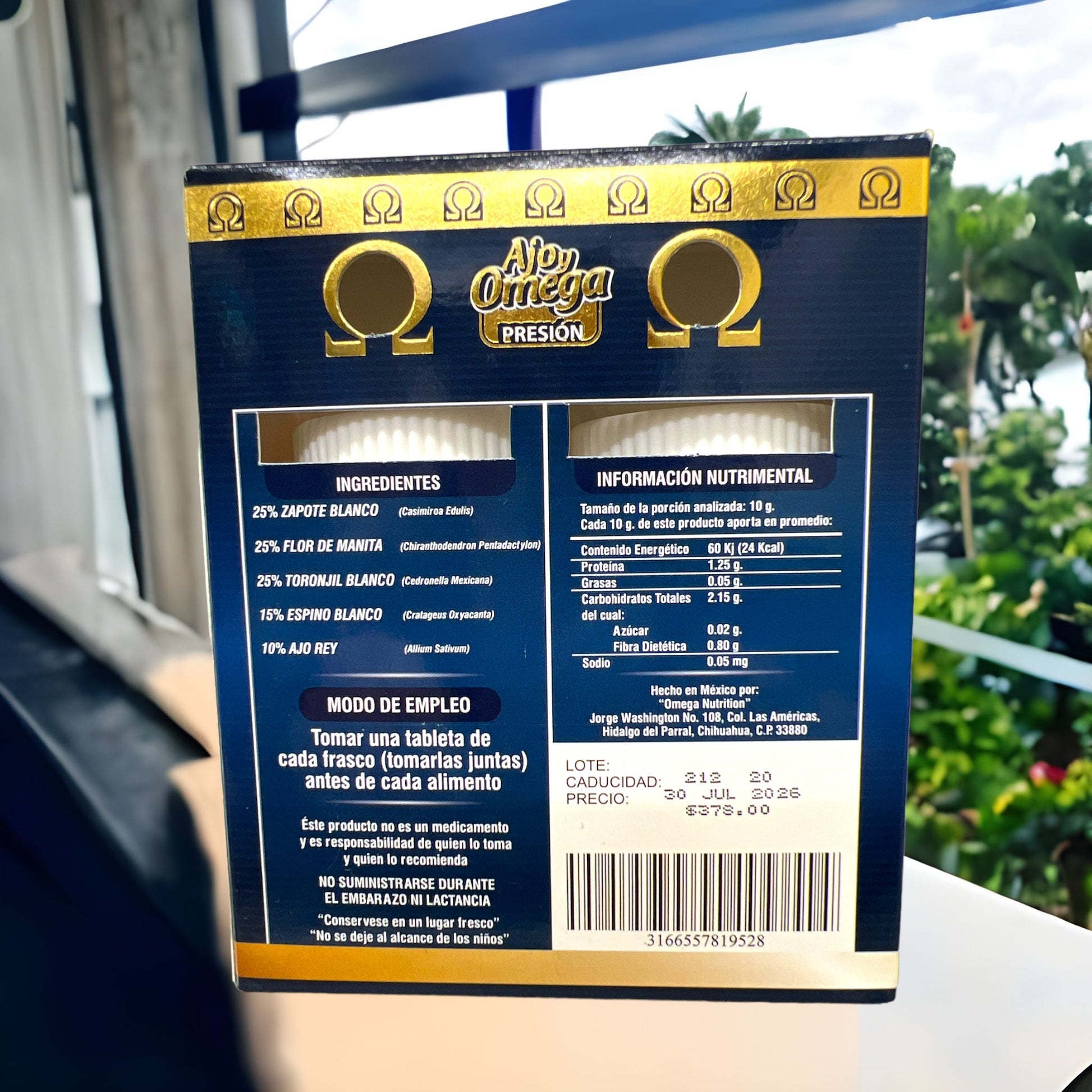 Ajo y - Omega - Presión - mitiendaamore