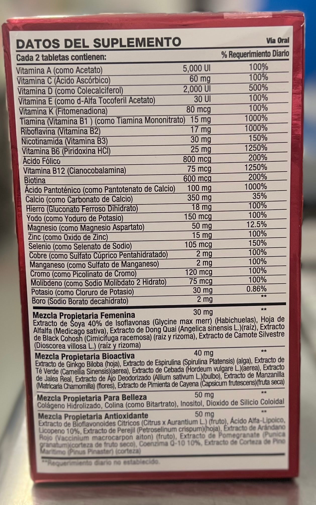 Ultra Doceplex Mega Women +